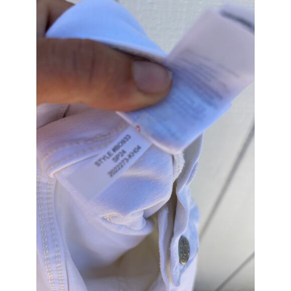 NWT J. Crew Mid Rise Flare Crop White Jeans, Size 30 - Picture 7 of 7